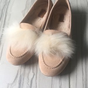 New never worn UGG® Shearling, Leather, & Fur Slippers  6